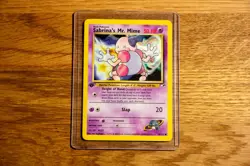 Sabrina's Mr. Mime 094/132 Gym Heroes 1st Edition Common - Eng Vintage Pokemon - Image 1