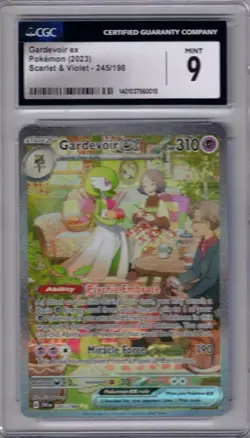 2023 POKEMON 245/198 GARDEVOIR ex SCARLETT & VIOLET CGC 9 - Image 1
