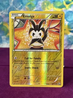 Pokemon TCG; Emolga 49/113 - Legendary Treasures - Reverse Holo NM - Image 1