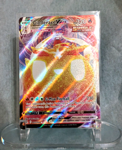 Cinderace VMAX #045/264 (Fusion Strike) SWSH08 Pokemon (Ultra Rare) NM *2021* - Image 1