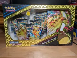 Pokemon TCG Crown Zenith Pikachu Vmax Premium Collection Box - Image 1