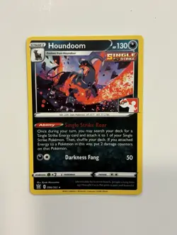 Houndoom 096/163 Pokemon Prize Pack Series 1 Battle Styles variant NM A - Image 1