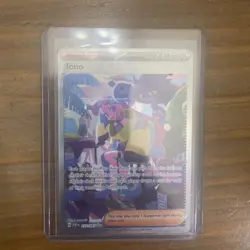 Iono 237/091 S&V Paldean Fates 2024 Pokemon TCG Holo Sir Trainer NM English - Image 1