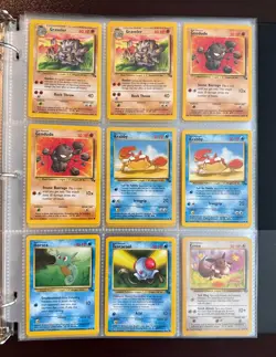 Vintage Pokemon Jungle & Fossil Lot (50) – Eevee, Psyduck, Arbok | WotC LP - Image 3