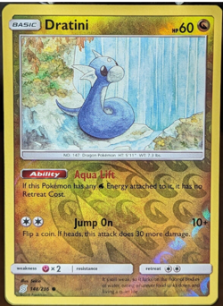 Pokemon - Dratini 148/236 - Reverse Holo - Unified Minds - NM/M - Image 1