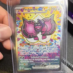 Pokemon TCG Pecharunt ex 163/131 Sv Prismatic Evolutions SIR Holo English 190HP - Image 1