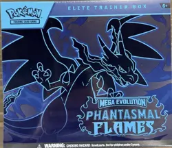 Pokemon x1 Phantasmal Flames (ME02) Elite Trainer Box ETB Factory Sealed - Image 1