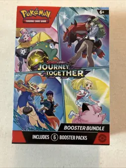 Pokemon Journey Together Booster Bundle Sealed 6 Pack TCG - Image 1