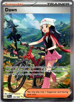 Pokemon TCG Dawn Trainer 129/094 Holo SIR Phantasmal Flame Near Mint - Image 1