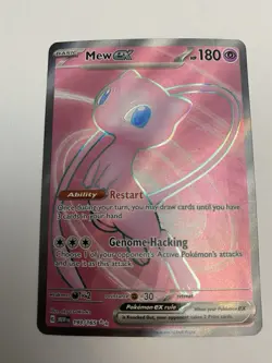 Mew ex 193/165 Sv: Scarlet & Violet 151 Holo Rare Pink Pokemon TCG NM - Image 2