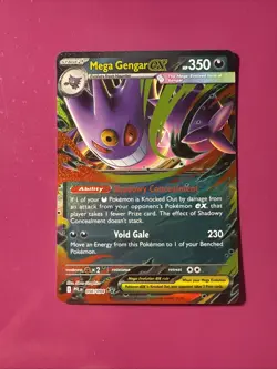 Mega Gengar EX 056/094 Full Art NM/M Phantasmal Flames Pokemon Card - Image 1