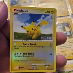 Pokemon Pikachu Basic Stormfront Reverse Holo 70 HP Speed Bolt 40 TCG Card - Image 1