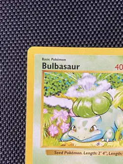 Bulbasaur 44/102 Shadowless 🔥 1999 Base Pokemon Card - Image 2