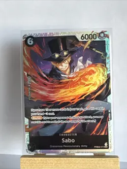 One Piece TCG | Sabo PRB02-014 SR - One Piece Card the Best Vol. 2 NM - Image 1