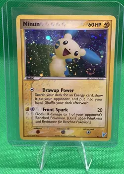 Minun - EX Trainer Kit 2: Plusle & Minun (PR) HoloFoil 6/12 Pokemon Trading Card - Image 1