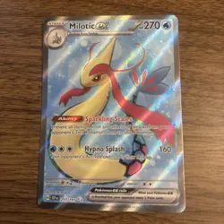 Pokemon TCG Milotic EX 2024 SV08 Surging Sparks Ultra Rare Holo Card #217/191 - Image 1