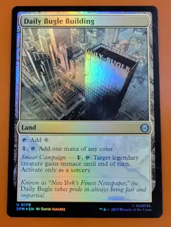 1x Daily Bugle Building | FOIL | Spider-Man | MTG Magic Cards - Image 1
