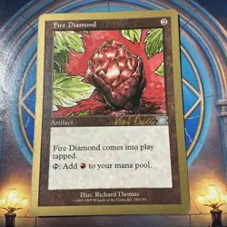 Fire Diamond Kai Budde World Championships 1999 Light Play MTG - Image 1