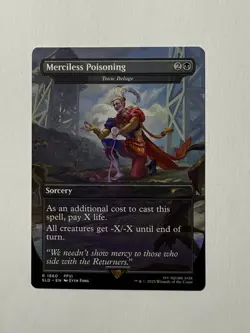 Merciless Poisoning NON-FOIL (SLD 1860) MTG Final Fantasy Secret Lair 2025 - Image 1