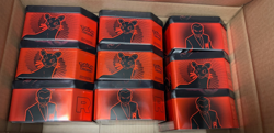 Pokemon EMPTY Team Rocket Tins Box of 9 - Assorted and Random Artwork - Image 1