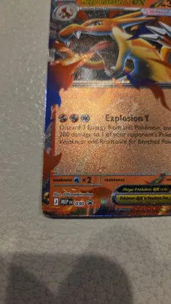 Pokemon Tcg Mega Charizard Y Ex Promo NM 030 MEP - Image 4