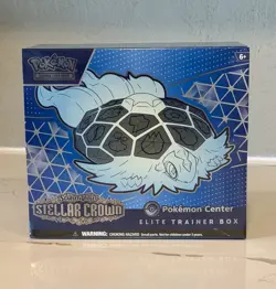 POKEMON TCG STELLAR CROWN POKEMON CENTER ETB ELITE TRAINER BOX NEW/SEALED - Image 1
