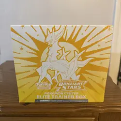 Pokemon Center Brilliant Stars ETB Pokemon TCG Sword & Shield Elite Trainer Box - Image 1