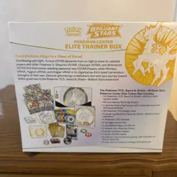 Pokemon Center Brilliant Stars ETB Pokemon TCG Sword & Shield Elite Trainer Box - Image 3