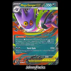 Mega Gengar ex 056/094 - 2025 Phantasmal Flames Double Rare - Pokemon Card (NM) - Image 1