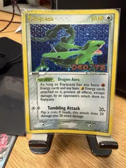 Pokemon TCG Rayquaza Stamped Rare Gym Challenge 22/107 Played - Image 1