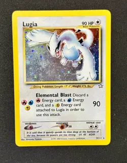 Pokemon Lugia 9/111 Neo Genesis Holo WOTC 2000 Vintage Strong Eye Appeal - Image 2