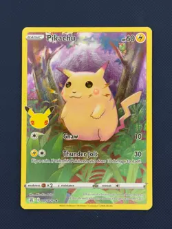 Pikachu 005/025 Holo Rare Celebrations Pokemon Near Mint - Image 1