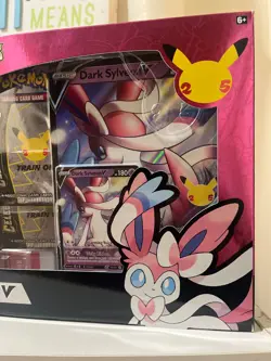 Pokemon TCG: 25th Anniversary Celebrations Dark Sylveon V Collection Box -Sealed - Image 2