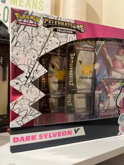 Pokemon TCG: 25th Anniversary Celebrations Dark Sylveon V Collection Box -Sealed - Image 3