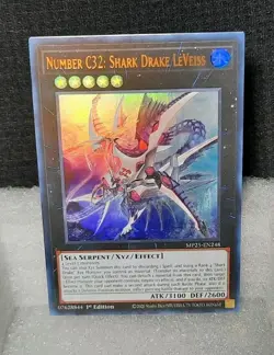Yu-Gi-Oh! Number C32: Shark Drake LeVeiss *ULTRA RARE* MP25-EN248 NM/M - Image 1