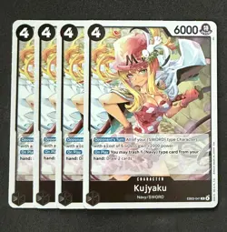Kujyaku EB03-041 Extra Booster: One Piece Heroines Edition Foil Playset (x4) NM - Image 1