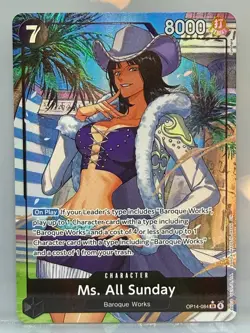 One Piece - All Sunday - OP14-084 Alternate Art - Azure Sea's Seven Foil - TCG - Image 1