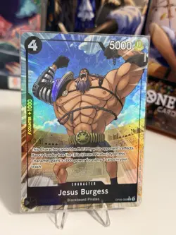 One Piece TCG Jesus Burgess (OP09-086) Alternate Art PrB02 English NM - Image 1