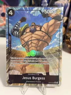 One Piece TCG Jesus Burgess (OP09-086) Alternate Art PrB02 English NM - Image 3