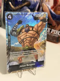 One Piece TCG Jesus Burgess (OP09-086) Alternate Art PrB02 English NM - Image 4