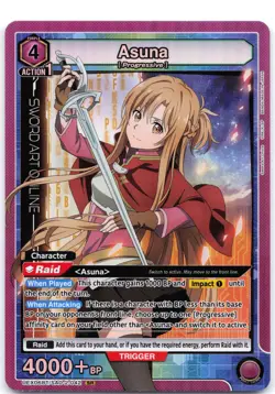 Asuna UEX06BT/SAO-2-042 Foil Union Arena: Sword Art Online Vol.2 - Image 1