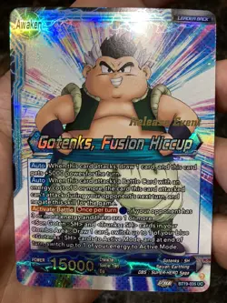 Gotenks Fusion Hiccup BT19 EVENT STAMPED Foil Dragon Ball Super Card Game | NM - Image 1