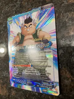 Gotenks Fusion Hiccup BT19 EVENT STAMPED Foil Dragon Ball Super Card Game | NM - Image 2
