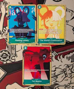 One Piece Card Game Uta Deck Promos P-057, P-059 & P-060 Lot Of 3 Film RED CCG - Image 1
