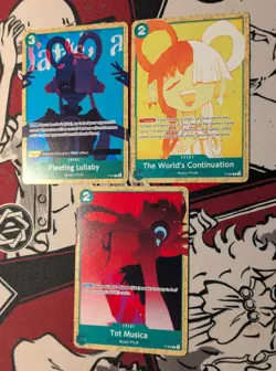 One Piece Card Game Uta Deck Promos P-057, P-059 & P-060 Lot Of 3 Film RED CCG - Image 2