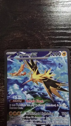 Zapdos Ex 202/165 Pokemon TCG Sv: Scarlet & Violet 151 Holo Card (Near Mint) NM - Image 2