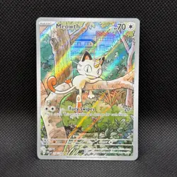 Meowth - 106/094 Pokemon Card Illustration Rare Phantasmal Flames - NM - Image 1