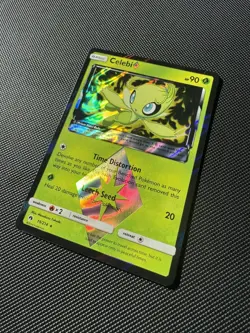 Celebi Prism Star - 19/214 - Pokemon Lost Thunder Sun & Moon Ultra Rare Card NM - Image 2