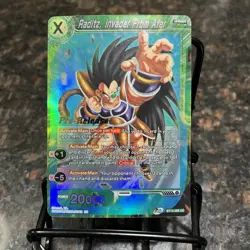 Raditz Invader from Afar BT12 PRERELEASE Foil Dragon Ball Super Card Game | NM - Image 1