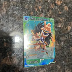 Raditz Invader from Afar BT12 PRERELEASE Foil Dragon Ball Super Card Game | NM - Image 3
